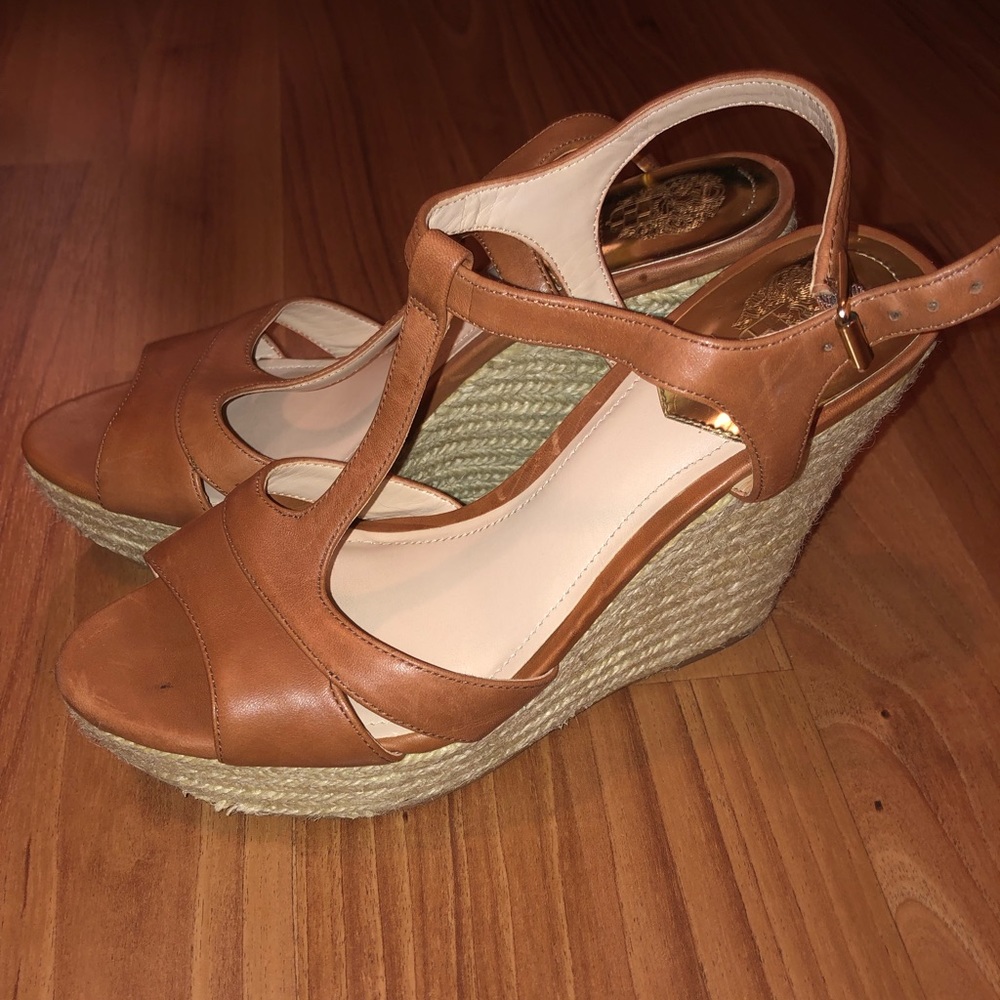 Vince Camuto Tan Wedges